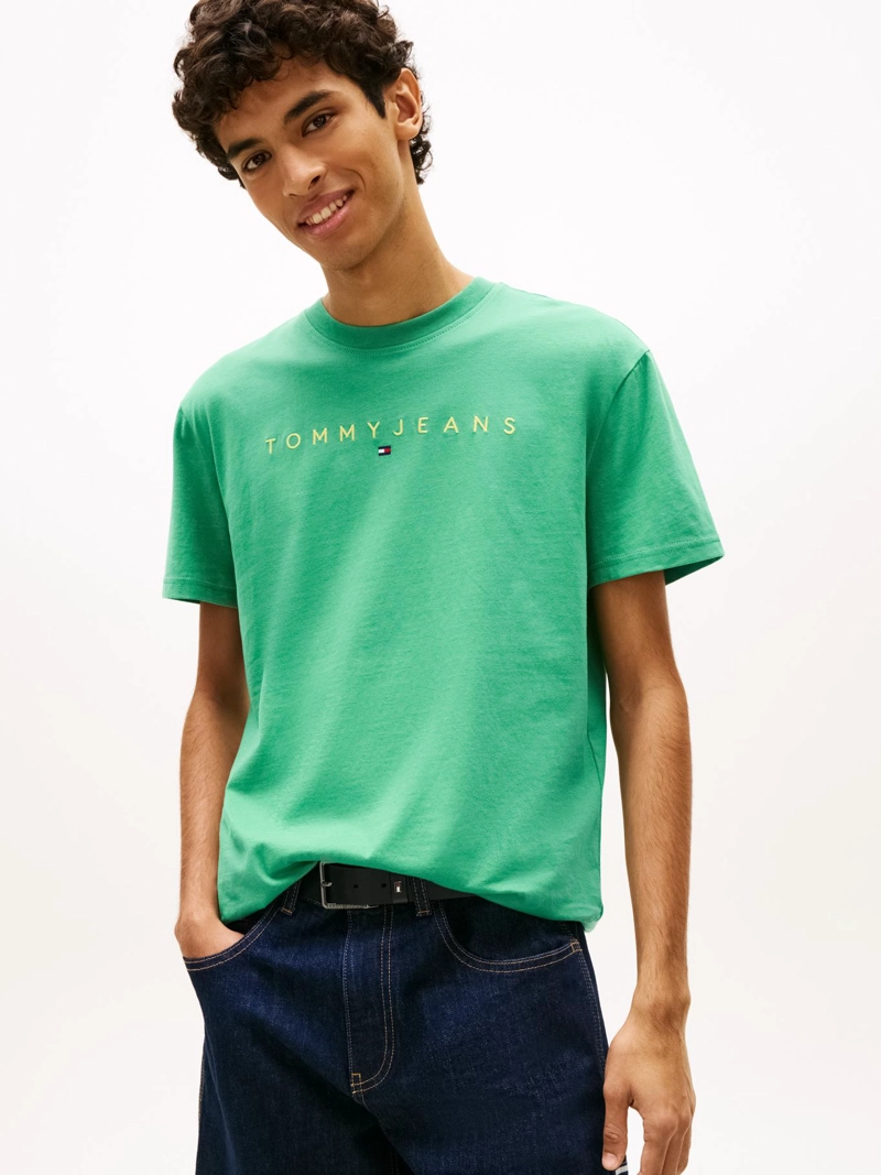 POLERA CON LOGO LINEAL REGULAR FIT - 1