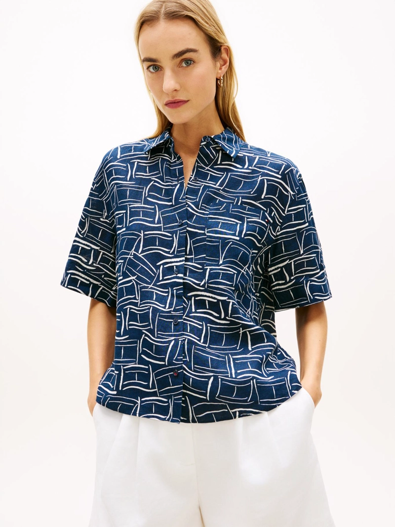 CAMISA DE LINO RELAXED FIT - 1