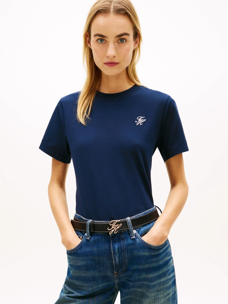 POLERA CON LOGO BORDADO REGULAR FIT - 1