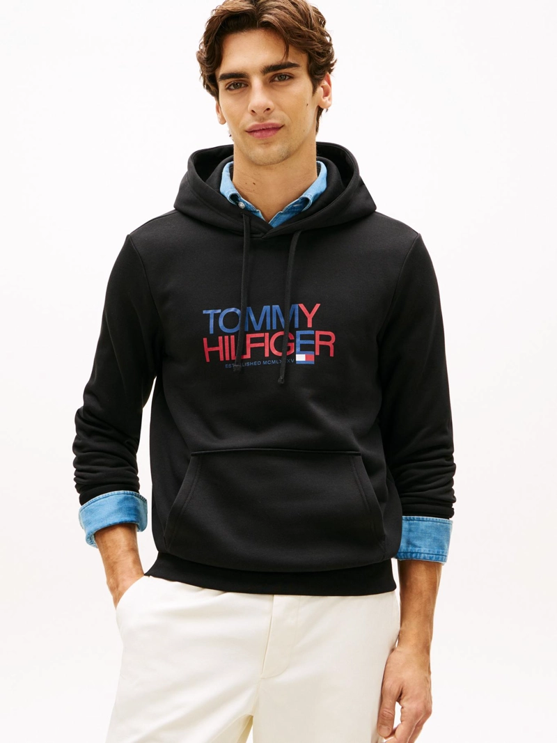POLERON HOODIE CON LOGO BRAND - 1
