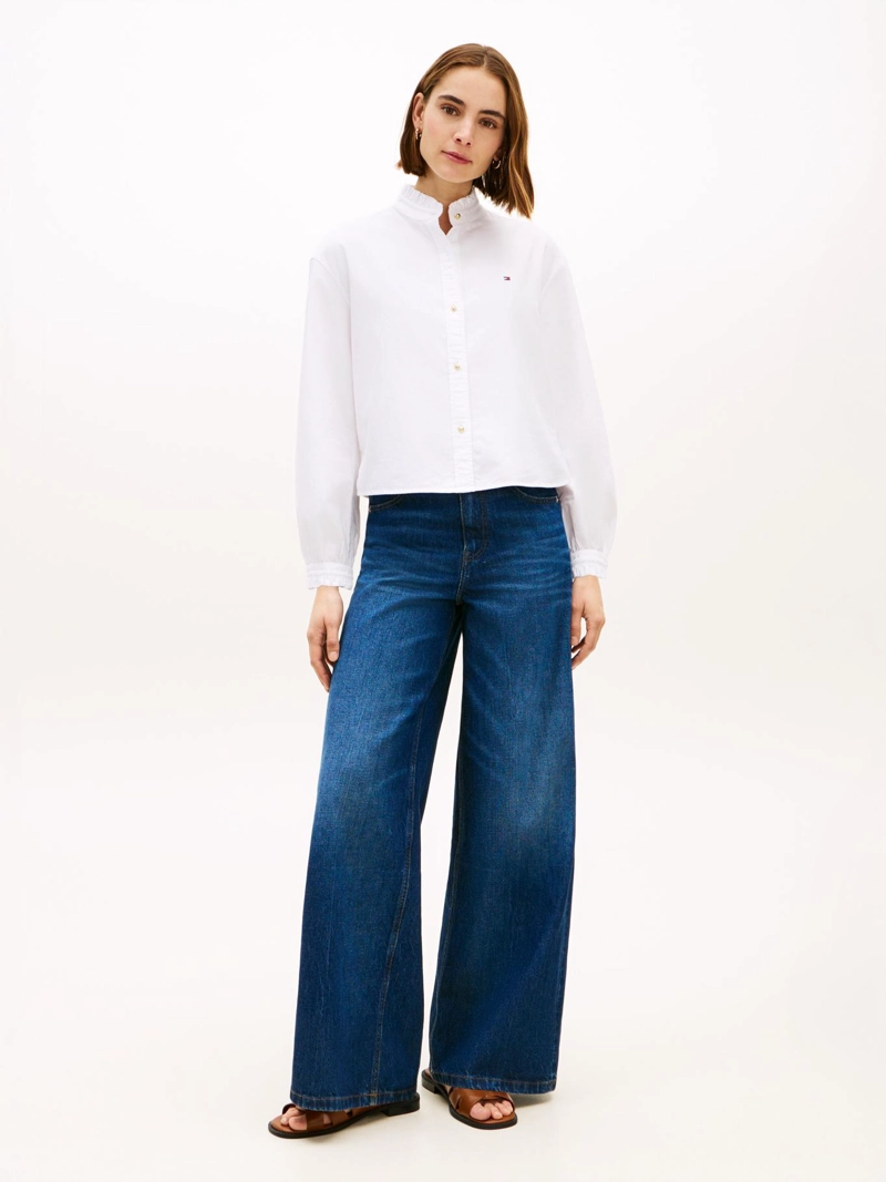 CAMISA OXFORD CON VOLANTES - 2