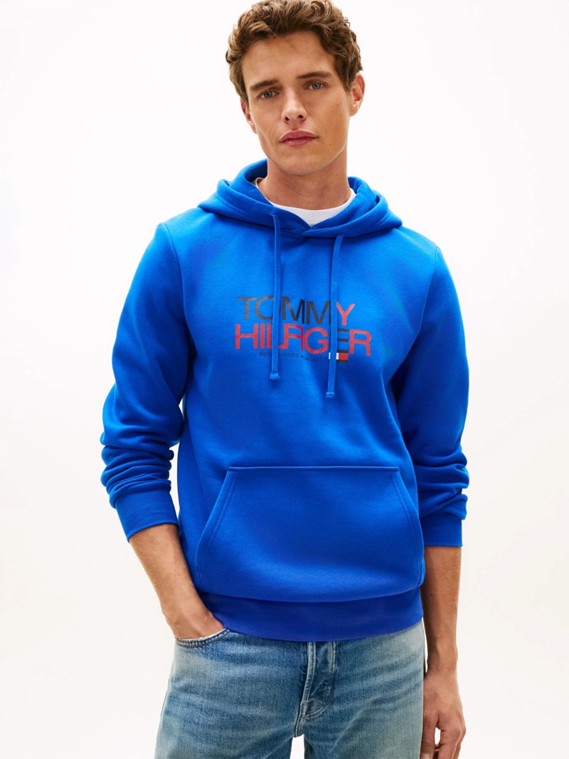 POLERON HOODIE CON LOGO BRAND - 1