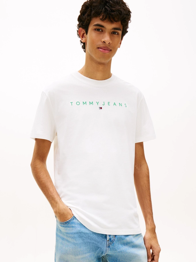 POLERA CON LOGO LINEAL REGULAR FIT - 1