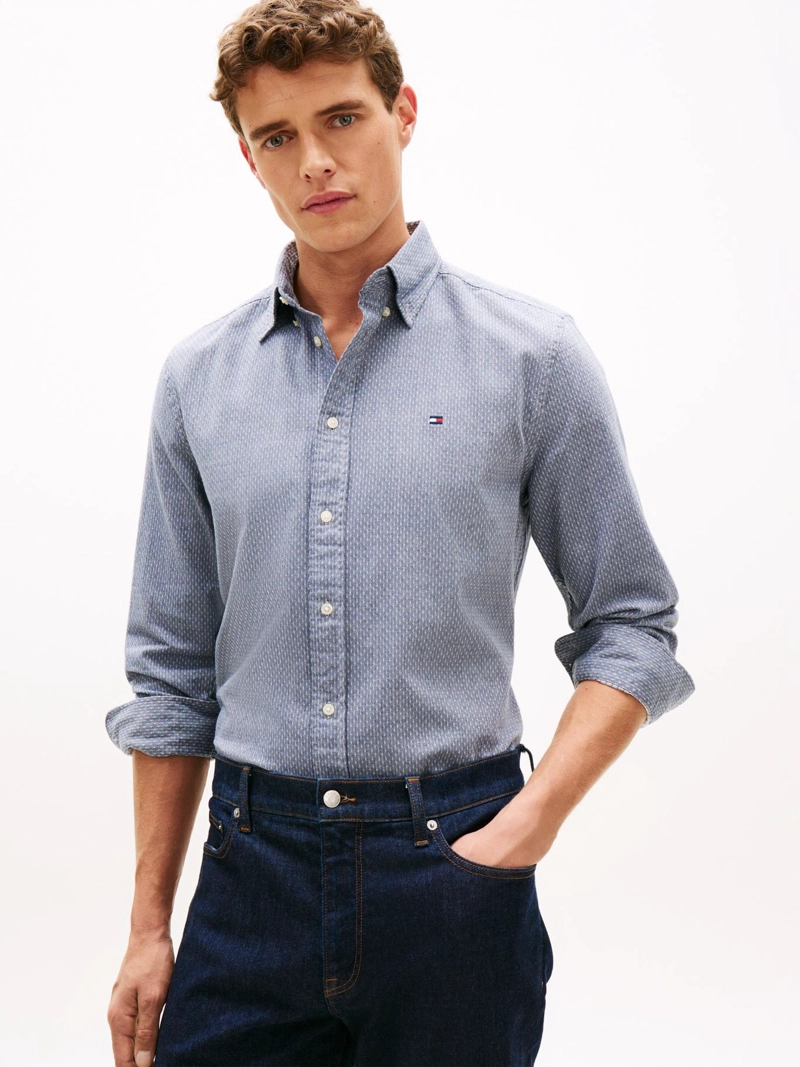 CAMISA TH FLEX REGULAR FIT - 1