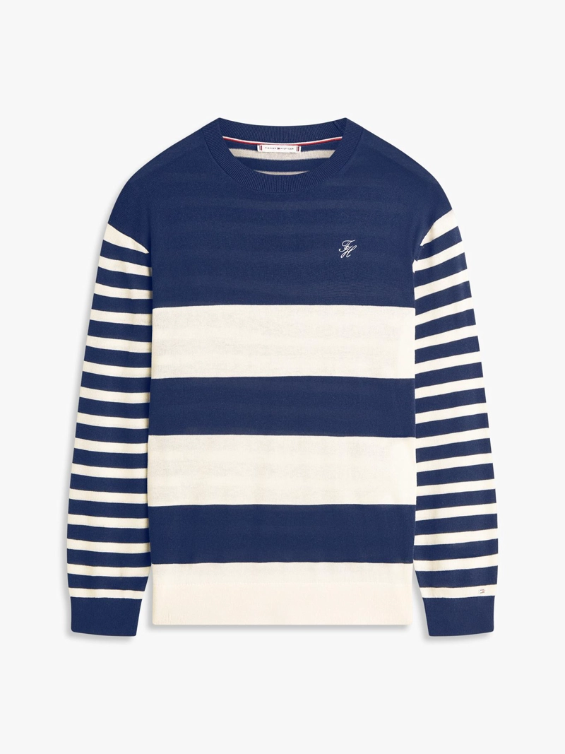 SWEATER LIGHT LAYERING CON LOGO - 5