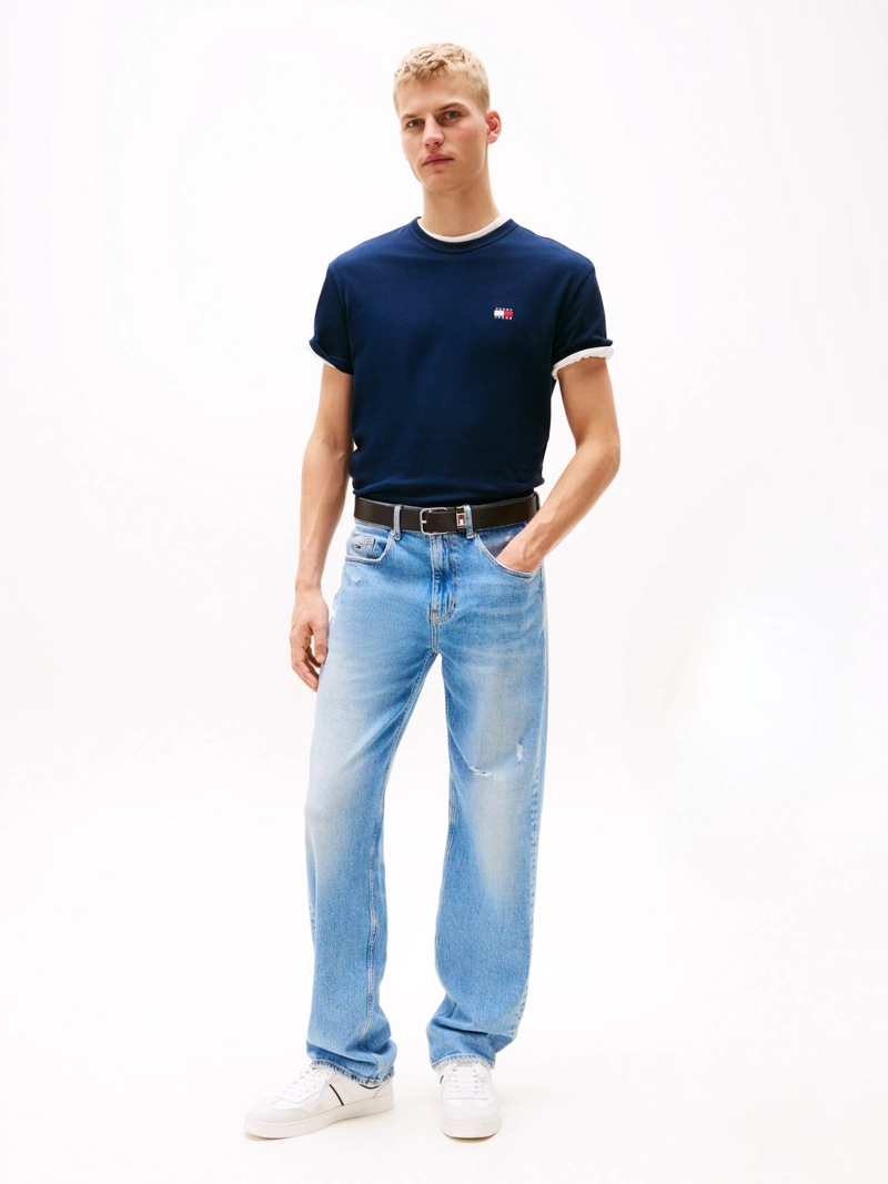 POLERA CON LOGO DE PARCHE REGULAR FIT - 2