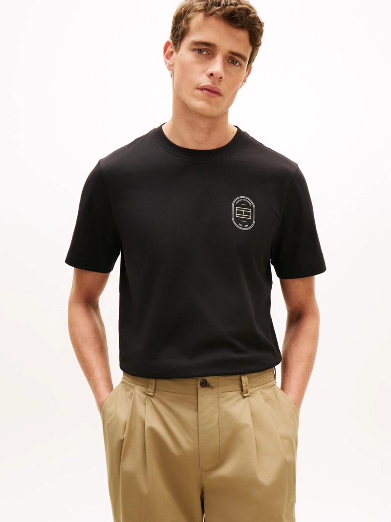 POLERA CON LOGO GRAFICO REGULAR FIT - 1