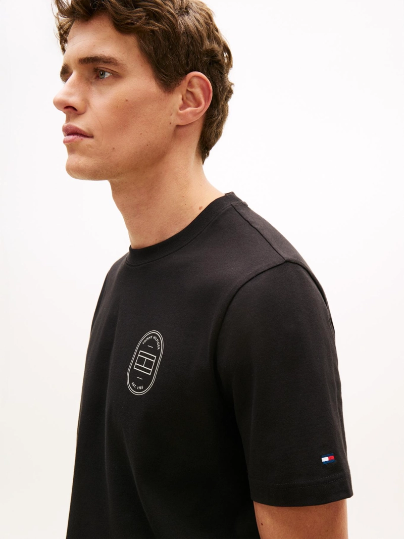 POLERA CON LOGO GRAFICO REGULAR FIT - 4