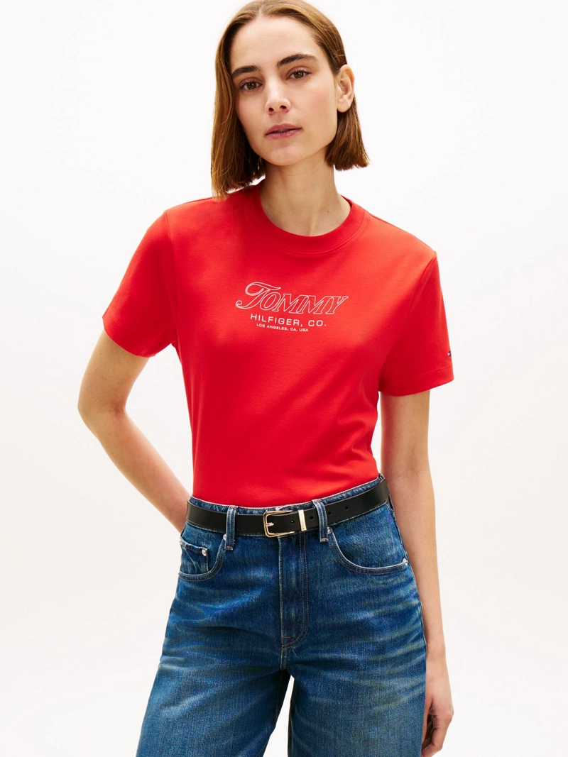 POLERA INTERLOCK CON LOGO REGULAR FIT - 1
