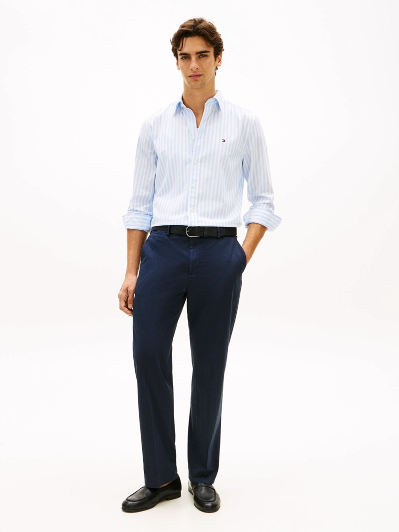 CAMISA DE POPELIN A RAYAS REGULAR FIT - 2