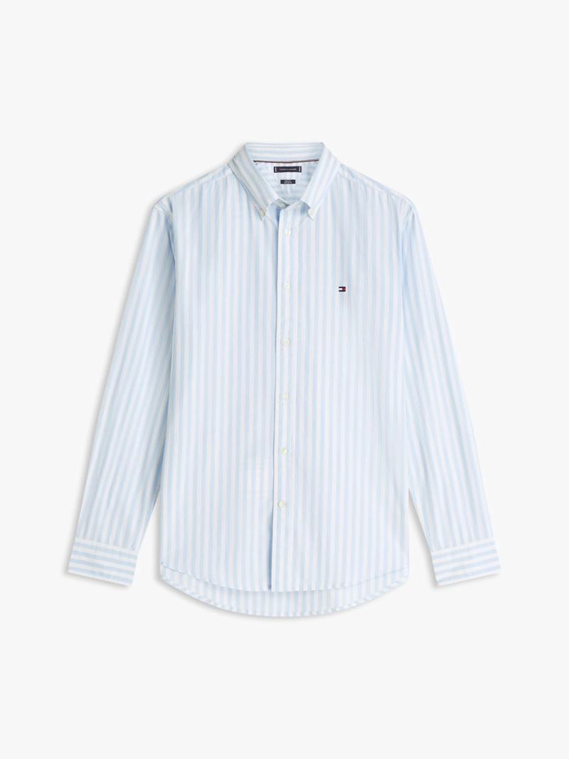 CAMISA DE POPELIN A RAYAS REGULAR FIT - 5