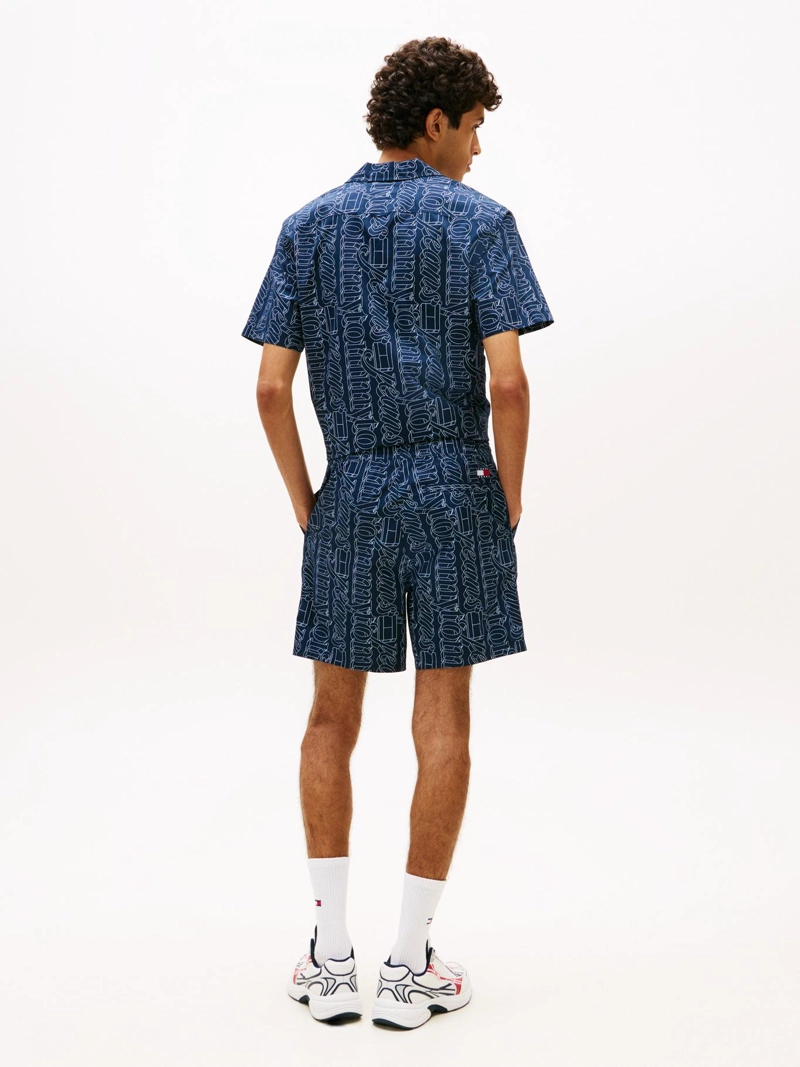 SHORT DE POPELIN ESTAMPADO - 3