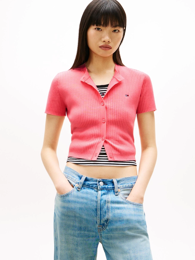 CARDIGAN ESSENTIAL CON LOGO - 1