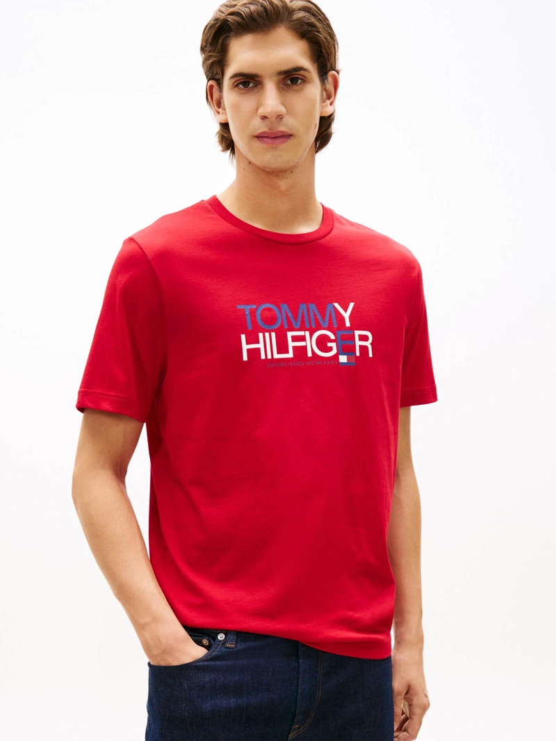 POLERA CON LOGO BRAND REGULAR FIT - 1