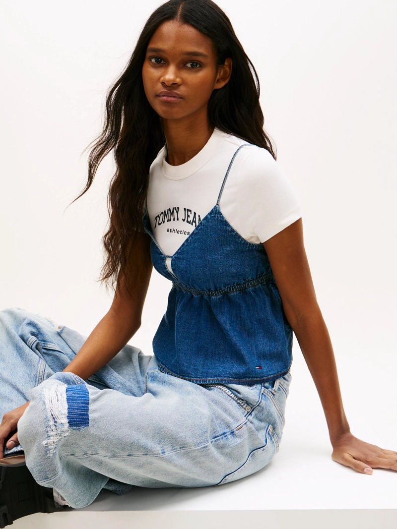 BLUSA CON TIRANTES SOLID - 4