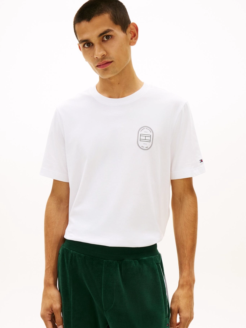POLERA CON LOGO GRAFICO REGULAR FIT - 1