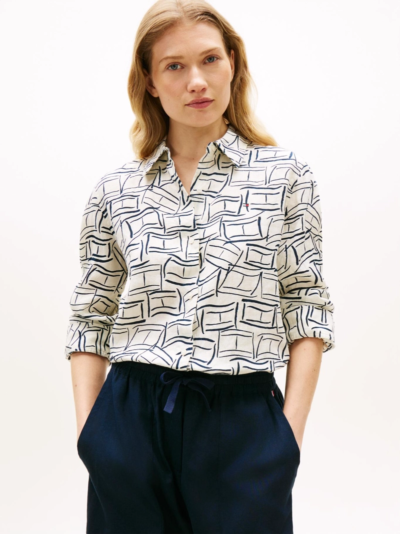 CAMISA DE LINO RELAXED FIT - 1