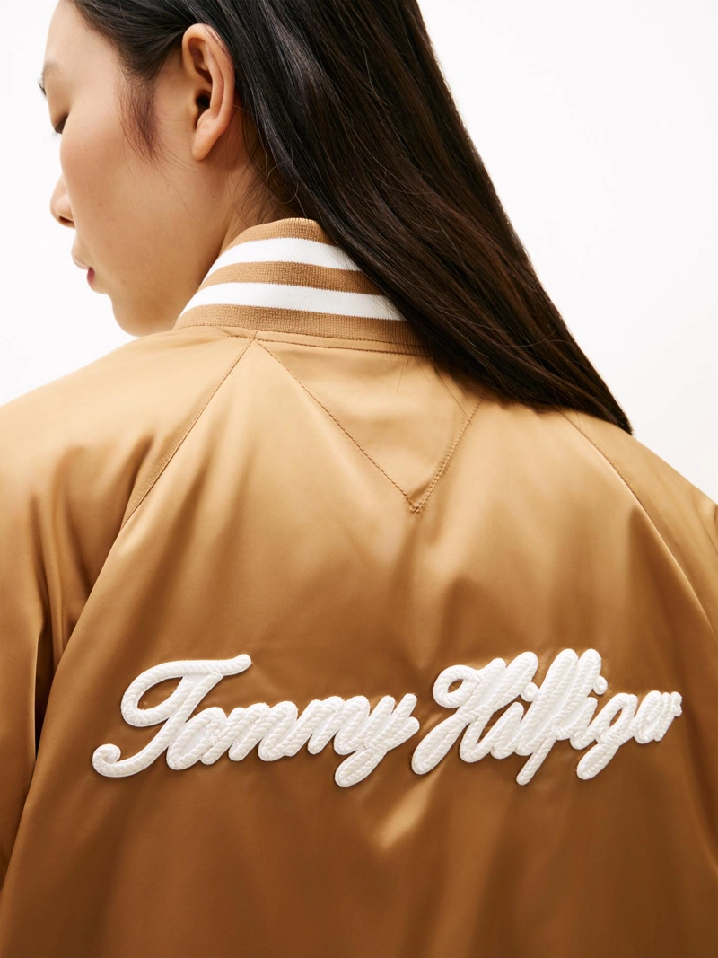 CHAQUETA BOMBER CON LOGO - 4