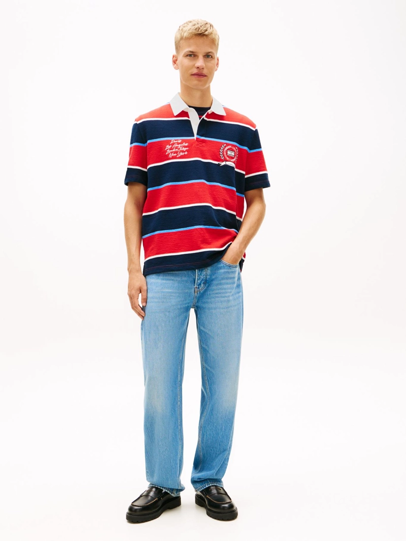 POLO A RAYAS ESTILO RUGBY RELAXED FIT - 2