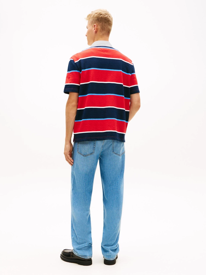 POLO A RAYAS ESTILO RUGBY RELAXED FIT - 3