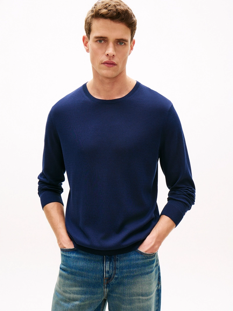 SWEATER SMART CASUAL DE CUELLO REDONDO - 1