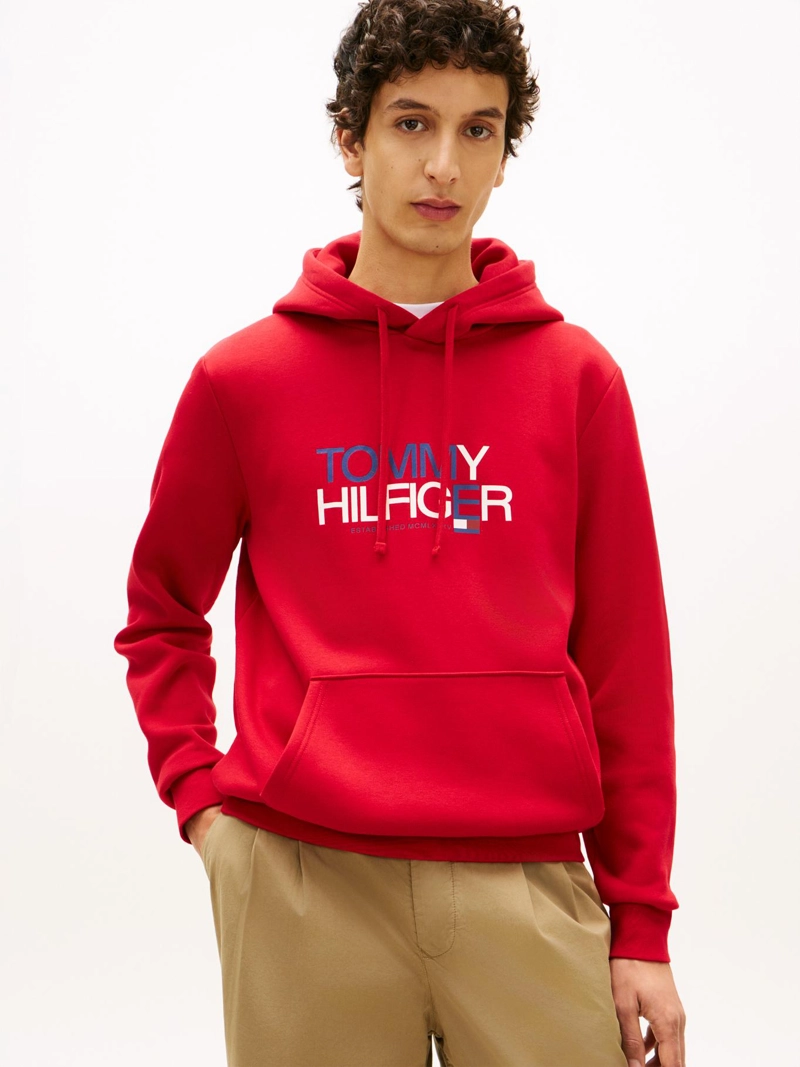POLERON HOODIE CON LOGO BRAND - 1