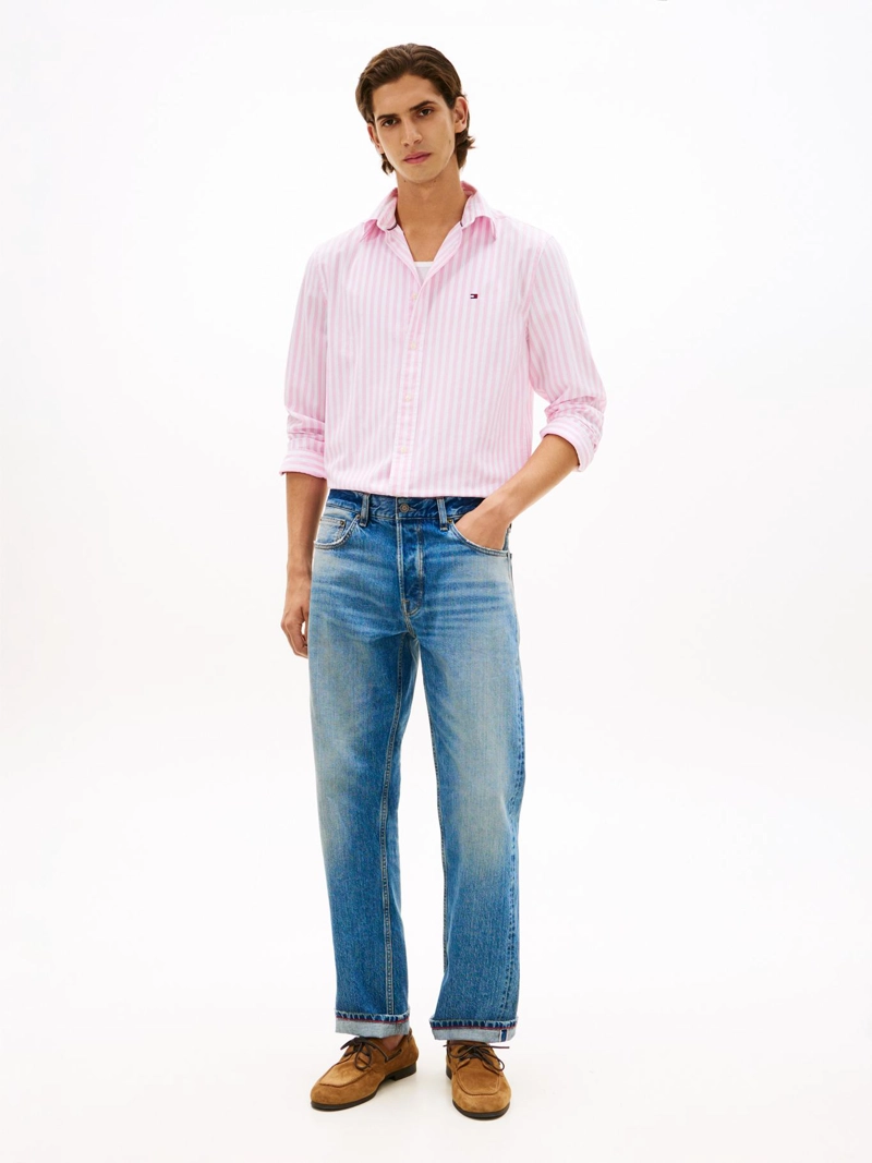 CAMISA DE POPELIN A RAYAS REGULAR FIT - 2