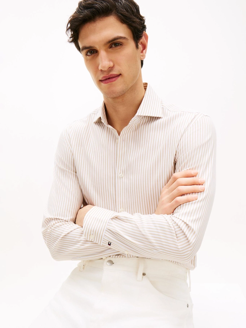 CAMISA FLEX DISEÑO DE RAYAS SLIM FIT - 4