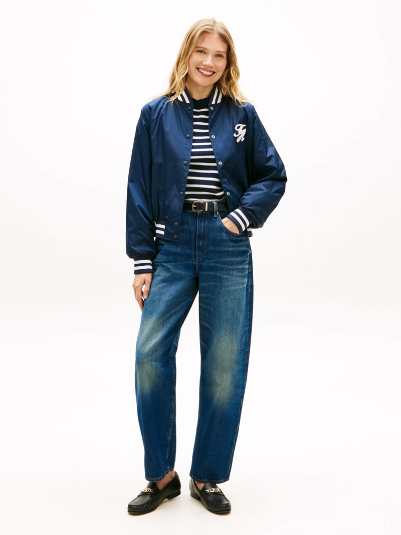 CHAQUETA BOMBER CON LOGO - 2