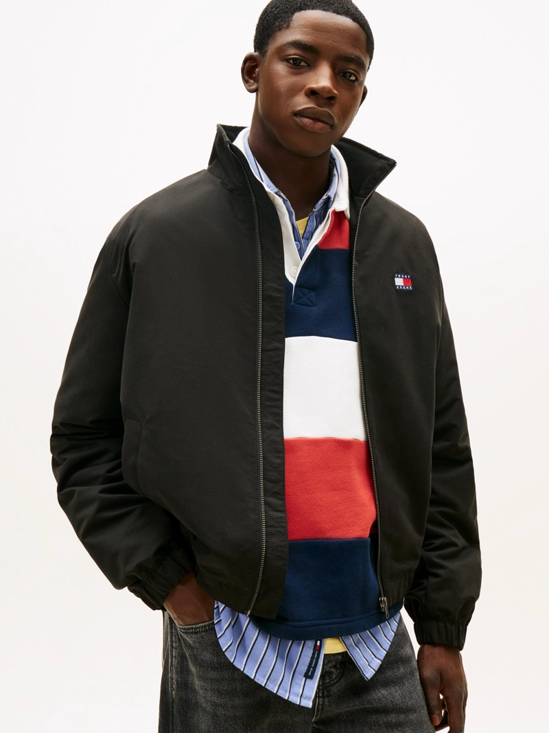 CHAQUETA ESSENTIAL CON LOGO - 1