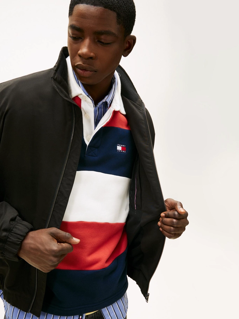 CHAQUETA ESSENTIAL CON LOGO - 5