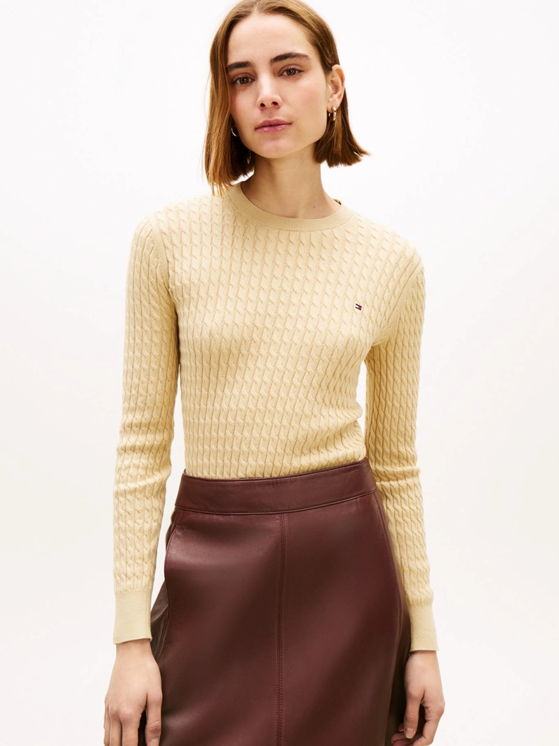 SWEATER DE PUNTO TRENZADO - 1