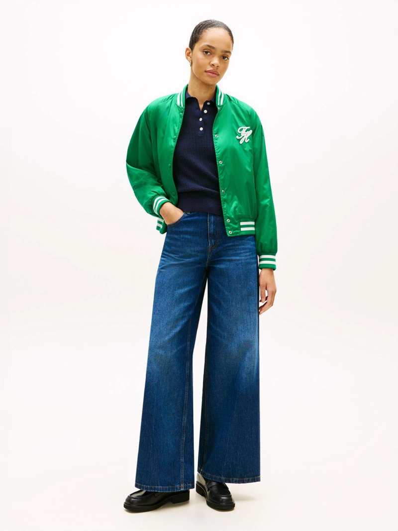CHAQUETA BOMBER CON LOGO - 2