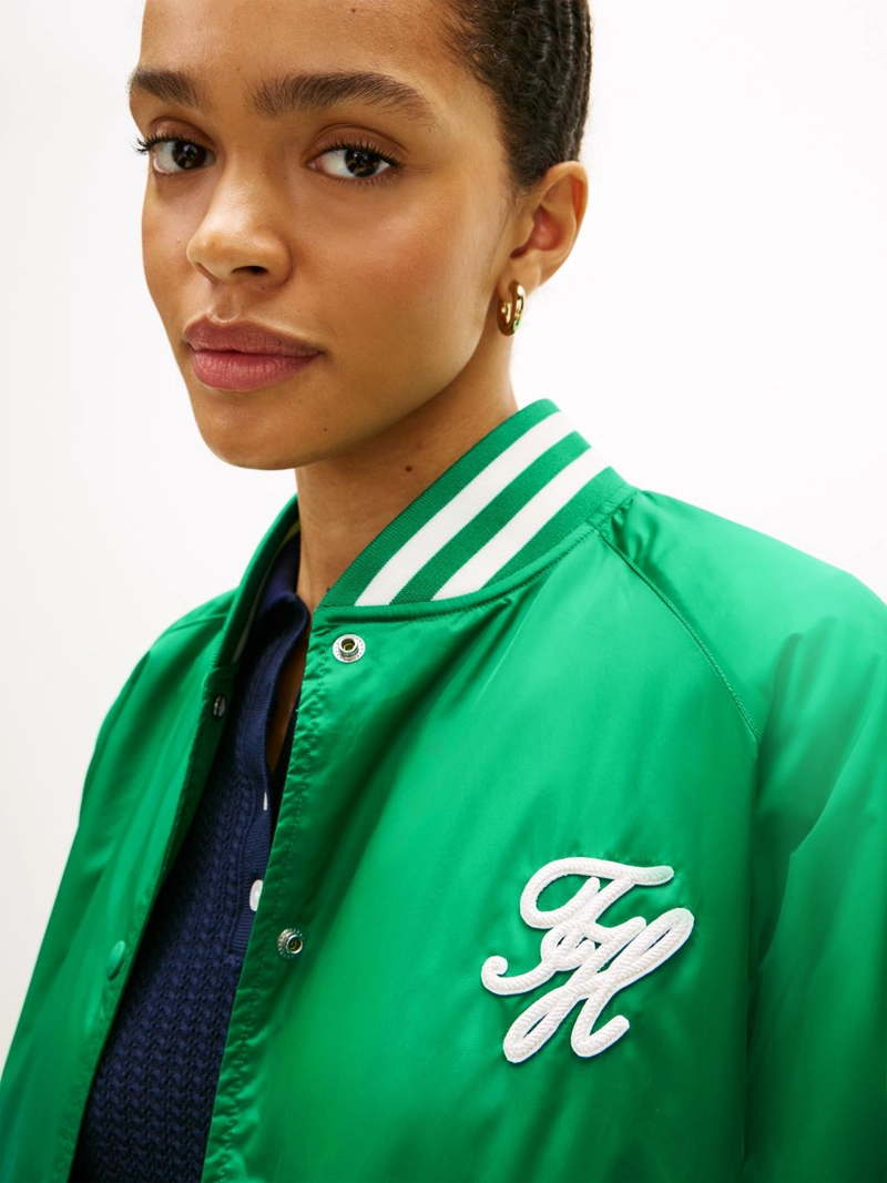 CHAQUETA BOMBER CON LOGO - 4