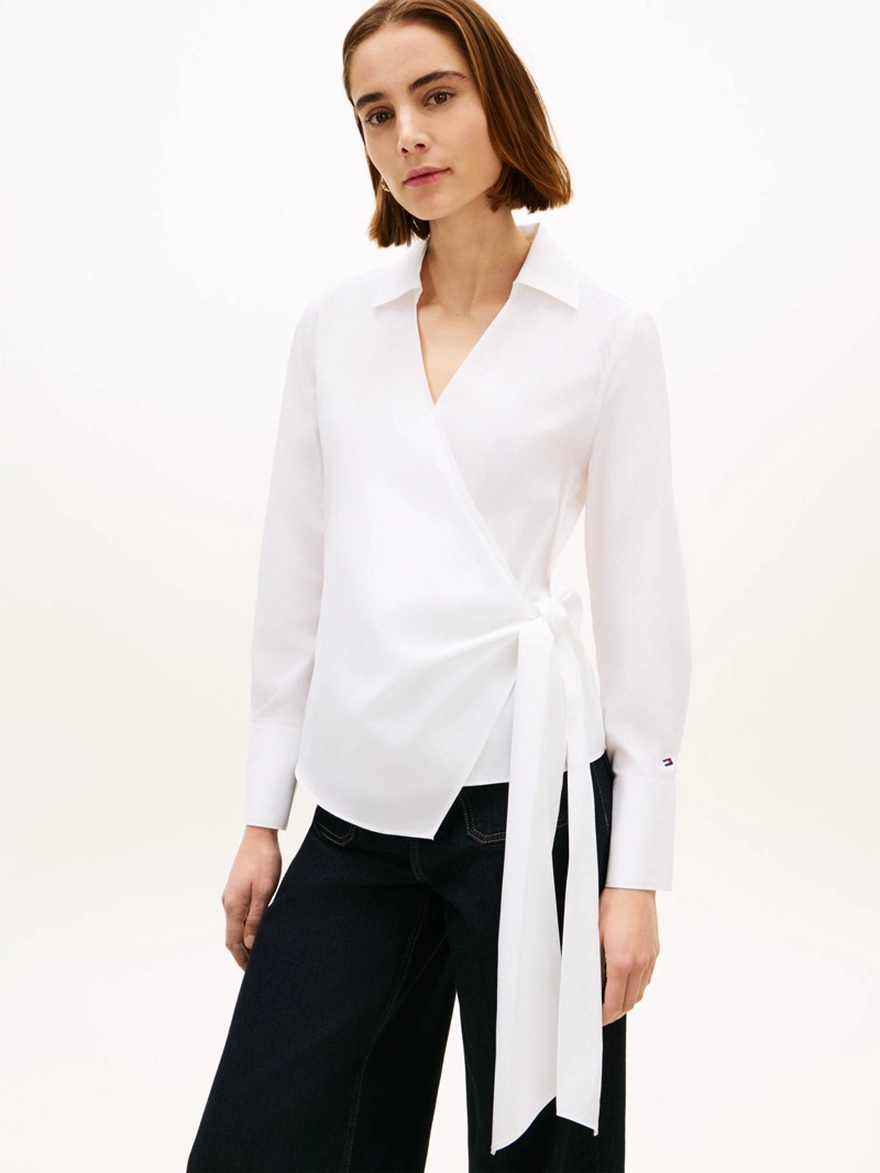 BLUSA CRUZADA SLIM FIT - 1