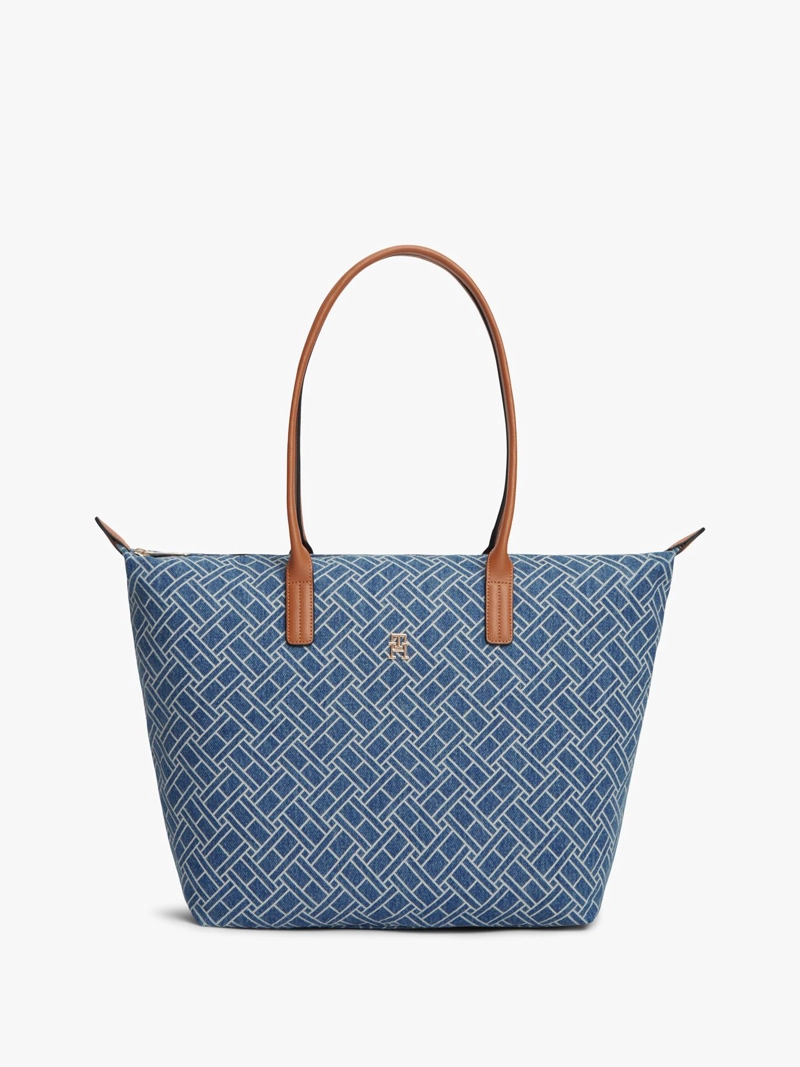 TOTE DENIM CON LOGO - 1