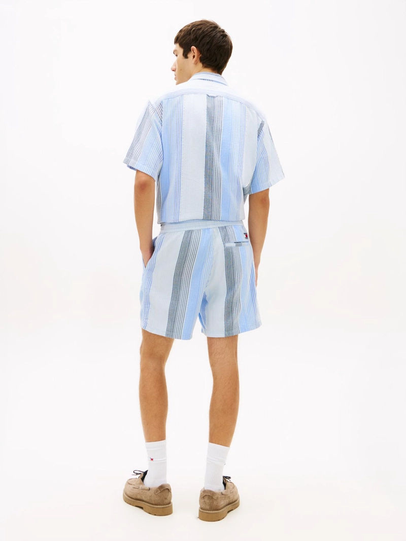 SHORT AMPLIO DE RAYAS - 3