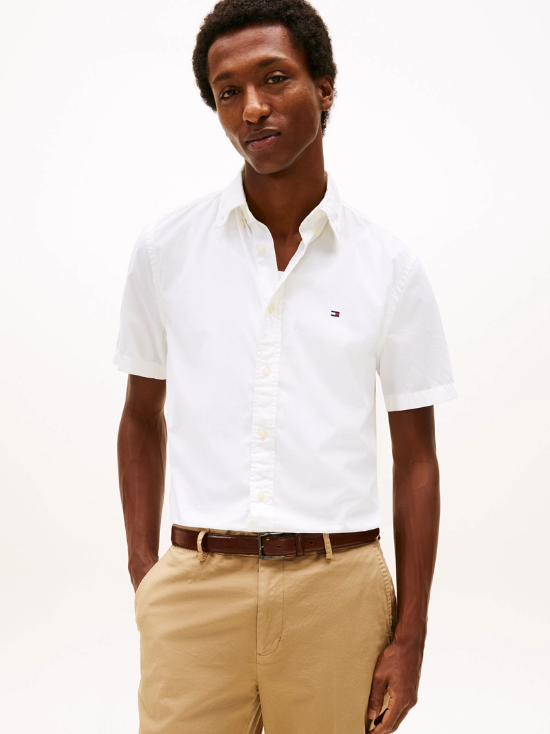 CAMISA FLEX POPLIN SOLID REGULAR FIT - 1