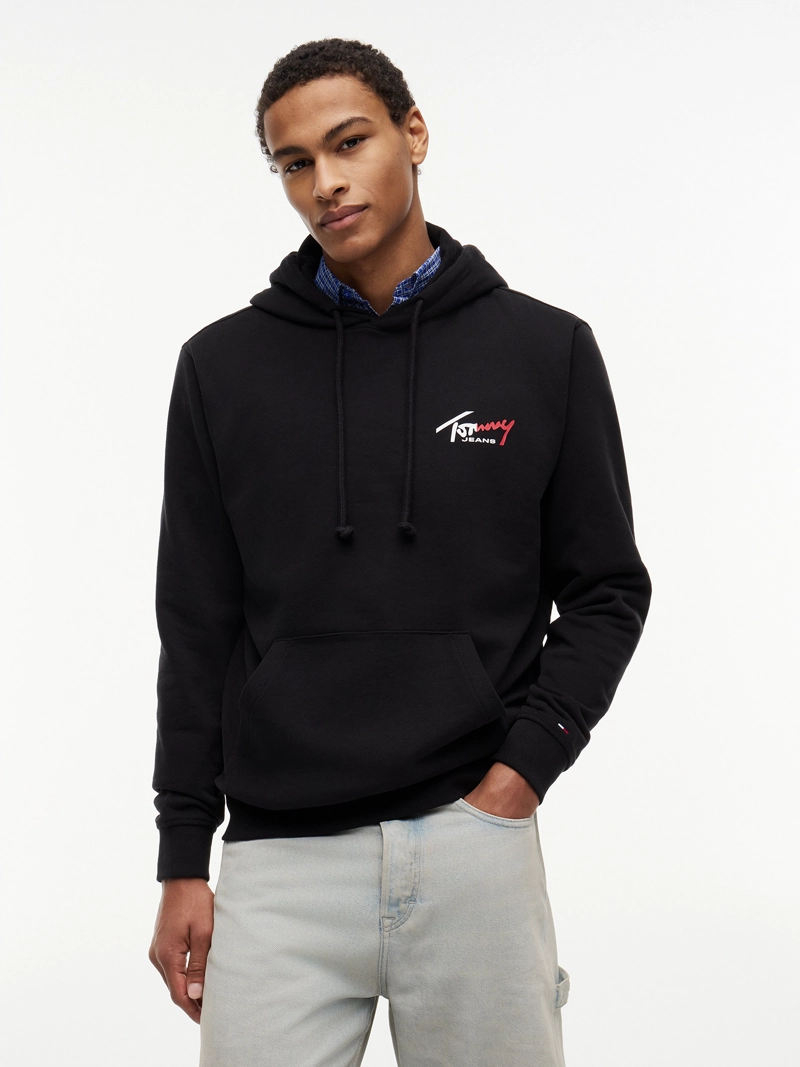 POLERON HOODIE CON LOGO SCRIPT - 1