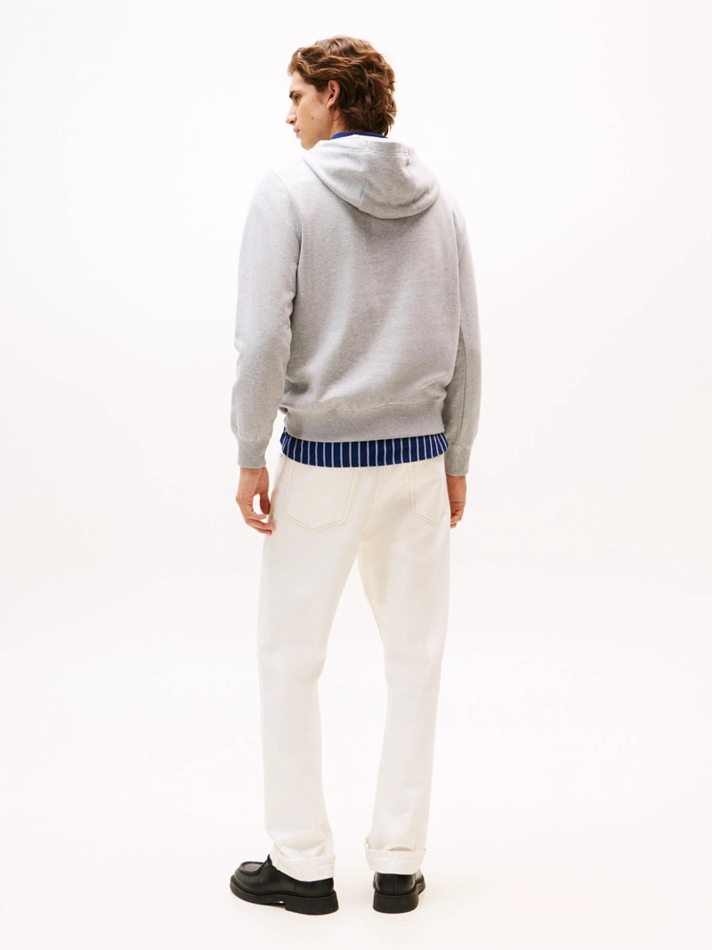 POLERON HOODIE CON LOGO BORDADO - 3