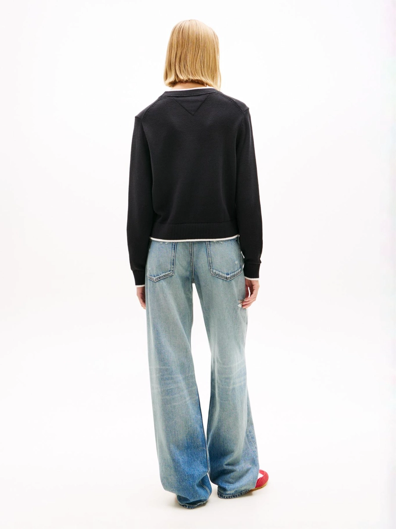 SWEATER RIBETEADO CON LOGO - 3