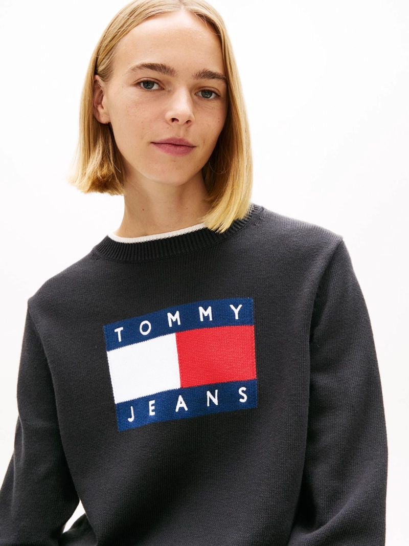 SWEATER RIBETEADO CON LOGO - 4