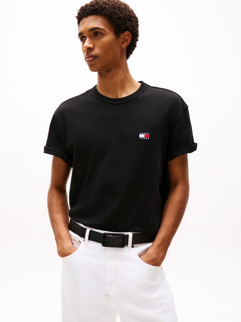 POLERA CON LOGO DE PARCHE REGULAR FIT - 1