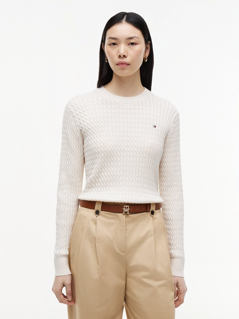 SWEATER DE PUNTO TRENZADO - 1