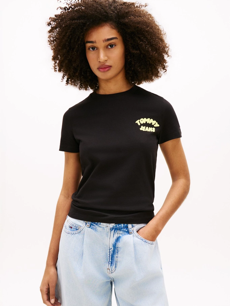 POLERA CON LOGO ESTAMPADO REGULAR FIT - 1