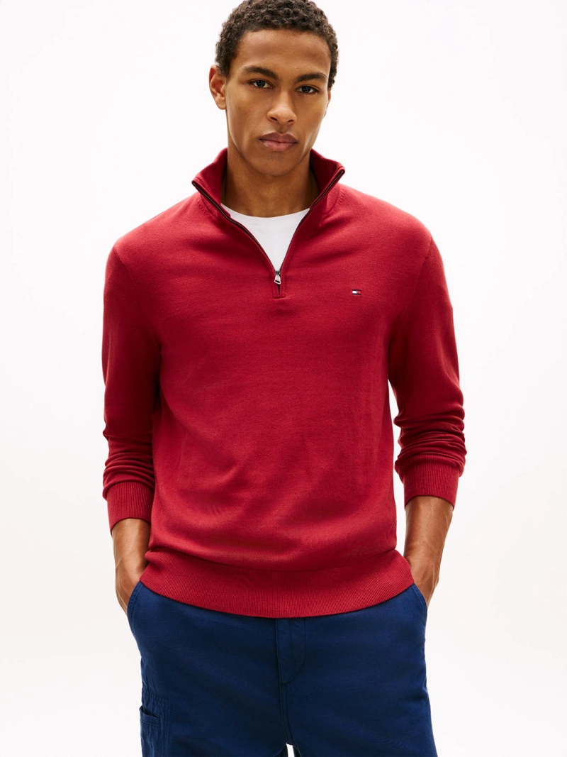 SWEATER ESSENTIAL COTTON CON CIERRE - 1