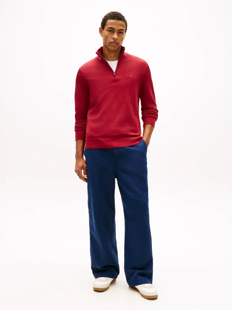 SWEATER ESSENTIAL COTTON CON CIERRE - 2