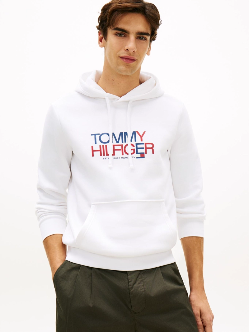 POLERON HOODIE CON LOGO BRAND - 1