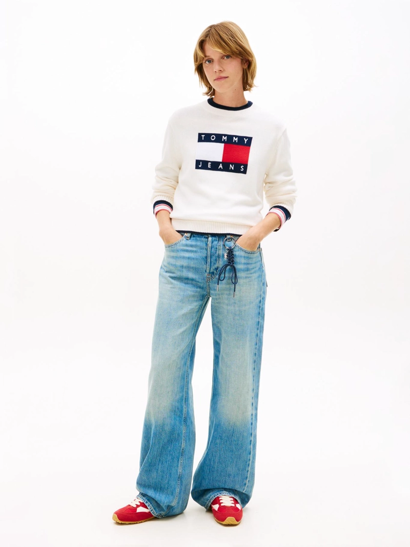 SWEATER RIBETEADO CON LOGO - 2