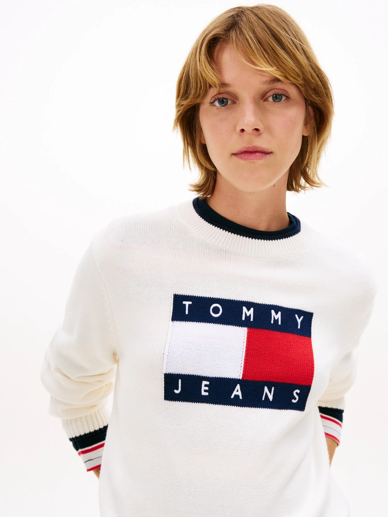 SWEATER RIBETEADO CON LOGO - 4